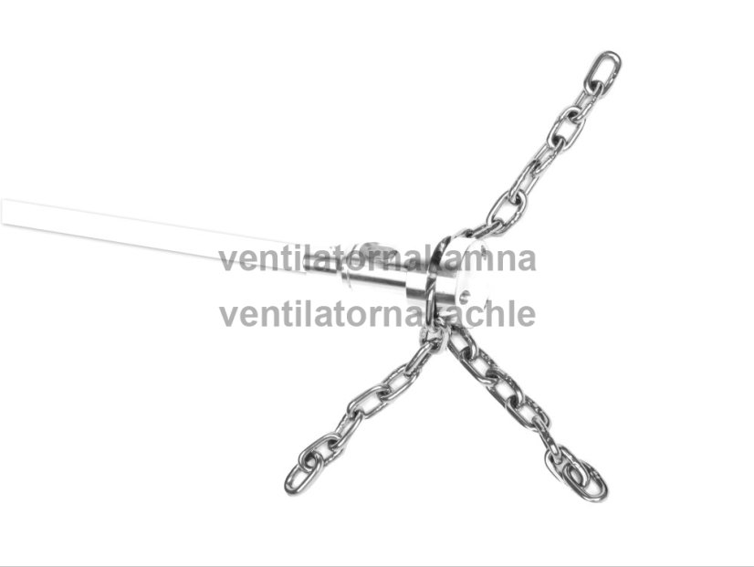 Rotačná kefa na čistenie komína s reťazovou hlavou TURBO Premium® PRO - 10m