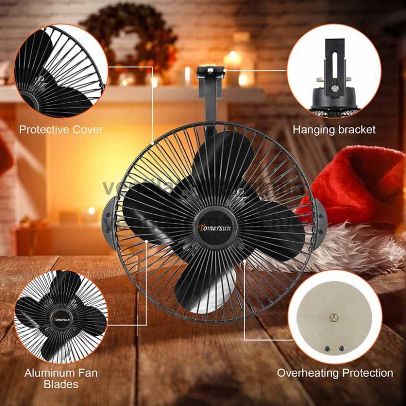 Ventilátor na krbové sklo Tornado 691 - TURBO FAN - 6