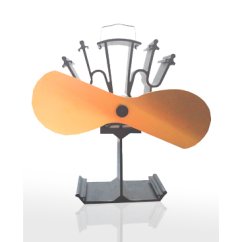 Ventilátor na krbové kachle 2 čepeľový - plameň Gold