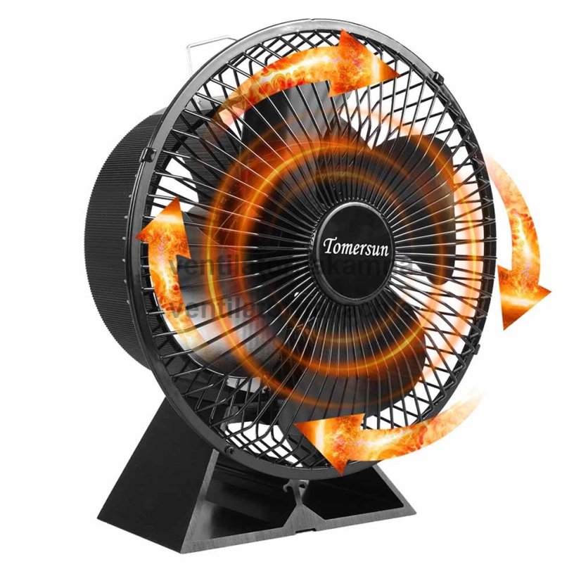 Ventilátor na krbová kamna s ochranným krytem 643