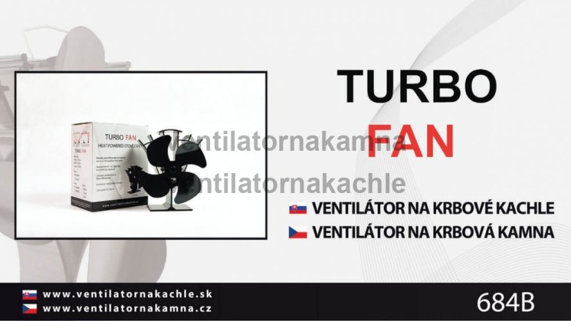 Ventilátor na krbové kachle 4 Fire 684B - TURBO FAN - 3