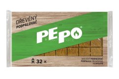 PE-PO drevený podpaľovač – 32 podpalov