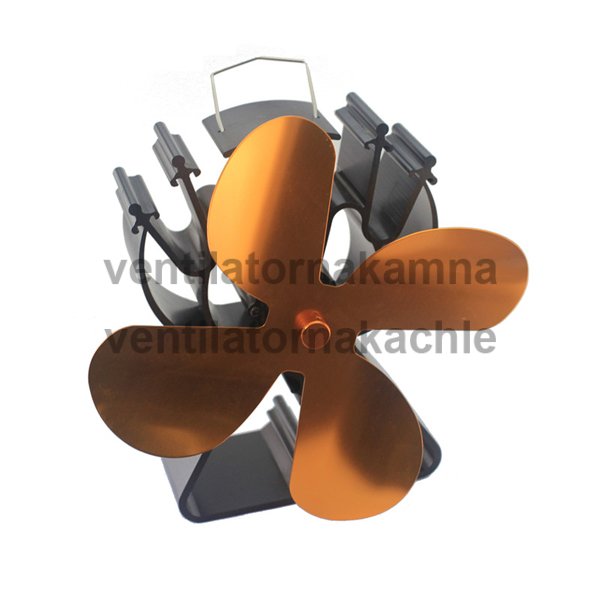 Ventilátor na krbová kamna 4 čepelový - Triangl Gold 624G - 5