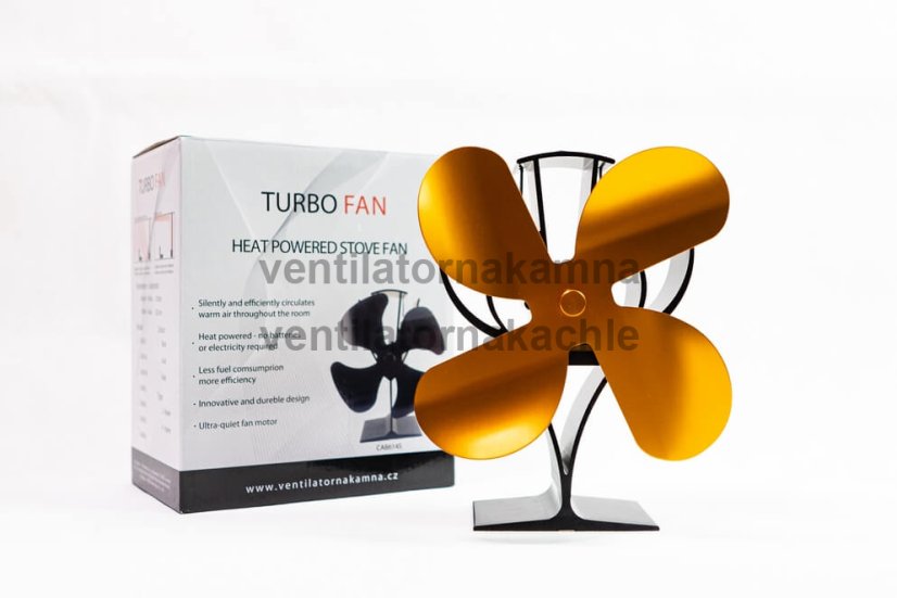 Ventilátor na krbové kachle 4 čepeľový - Strom GOLD 654G - 2