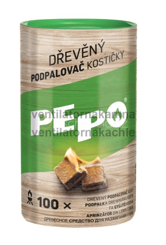 PE-PO drevený podpaľovač – 100 podpalov