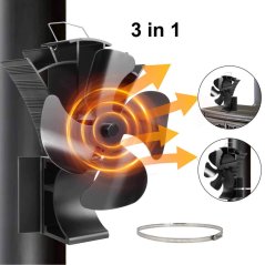 Ventilátor na krbové kachle a dymovod 4 Fire PRO 694 - TURBO FAN