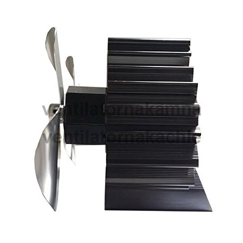 Ventilátor na krbové kachle 2 vrtule s 3 čepeľami Nikel - 636N - 4