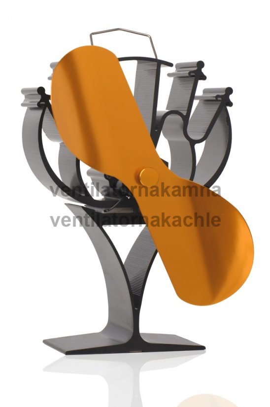 Ventilátor na krbové kachle 2 čepeľový - strom GOLD 652G - 4