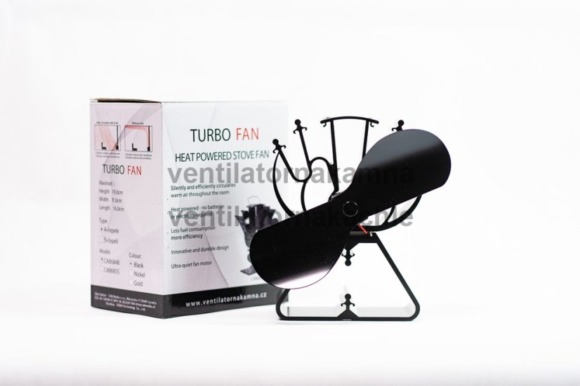 Ventilátor na krbová kamna 2 čepelový - Triangl 622B - 4