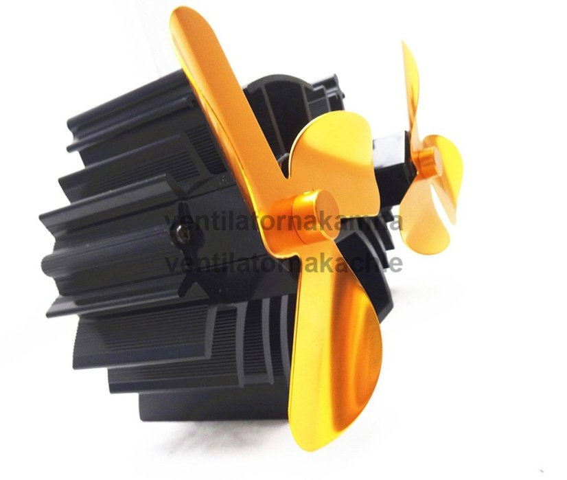 Ventilátor na krbová kamna 2 vrtule se 3 čepelemi Gold 636G - 3