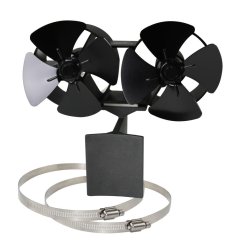 Ventilátor na kouřovod o průměru 150mm max do 160mm - 2 vrtule se 4 čepelemi Neat 874