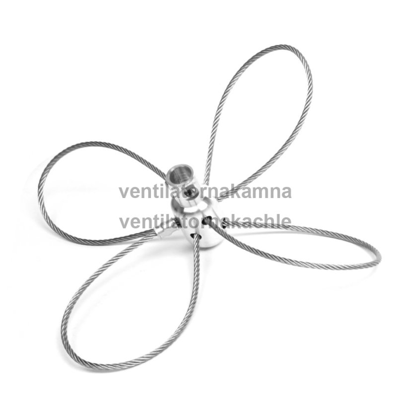 Ocelový kartáč na dehet pro rotační čistič komína TURBO Premium® PRO