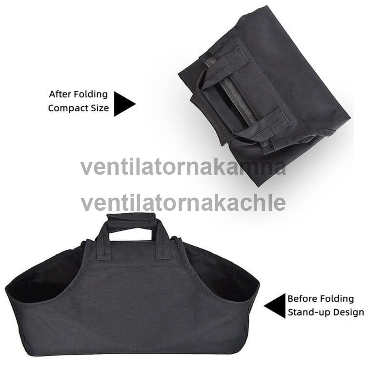 FIREWOOD Bag Taška na dřevo černá V2 - 2