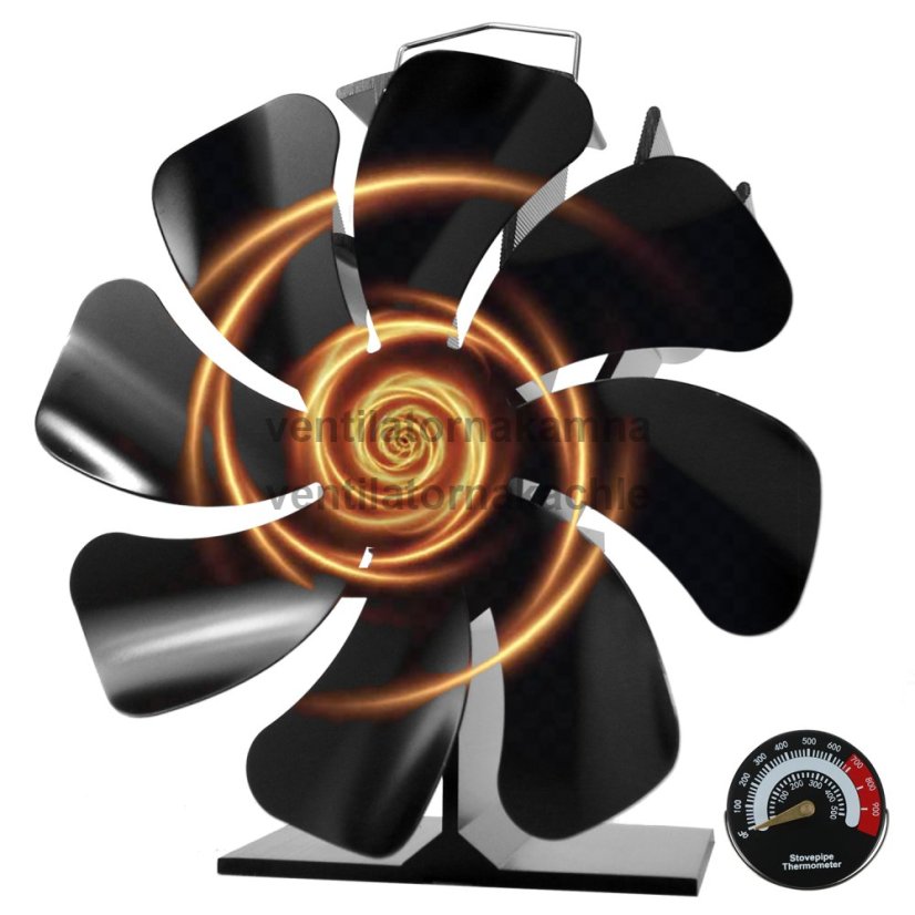 Ventilátor na krbové kachle  8 čepelový – Fan 633RN