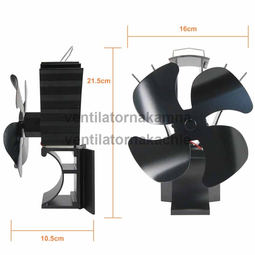 Ventilátor na krbové kachle a dymovod 4 Fire PRO 694 - TURBO FAN - 6