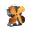 Ventilátor na krbová kamna 4 čepelový - Triangl Gold 624G - 4