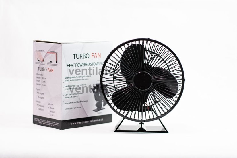 Ventilátor na krbové kachle s ochranným krytom 643 - 5