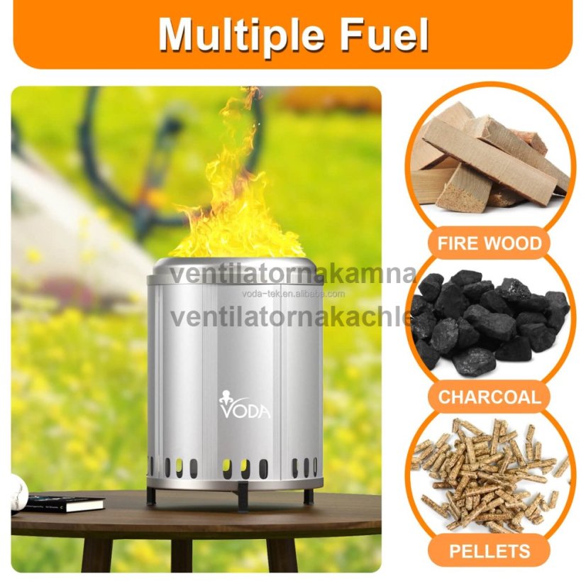 Camp designové přenosné ohniště 9W - 1