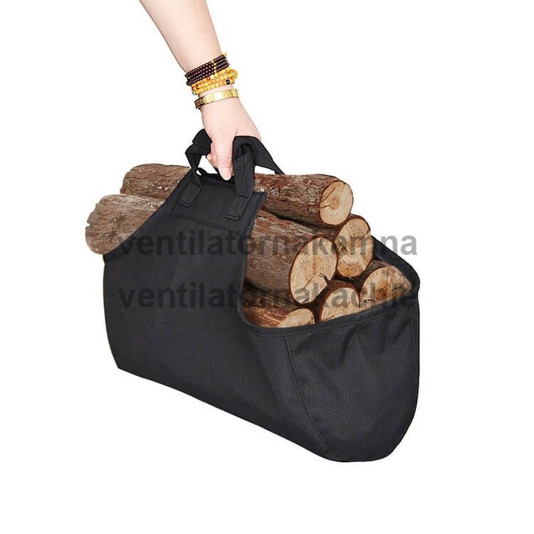 FIREWOOD Bag Taška na dřevo černá V2 - 1