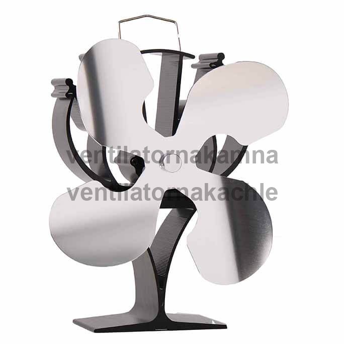 Ventilátor na krbové kachle 4 čepeľový - Strom Nikel 654N