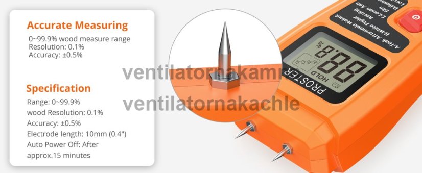 Měřič vlhkosti dřeva M100