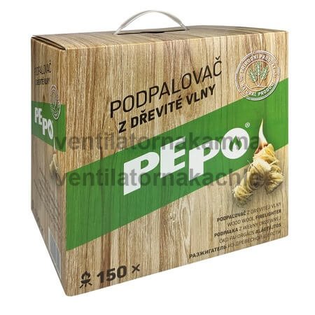 PE-PO podpaľovač z drevenej vlny – 150ks podpalov