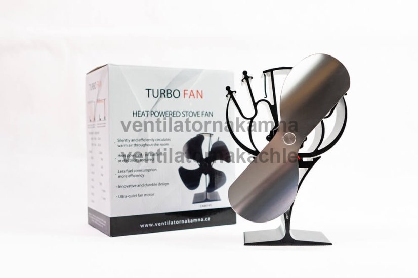 Ventilátor na krbové kachle 2 čepeľový - Strom Nikel 652N - 5