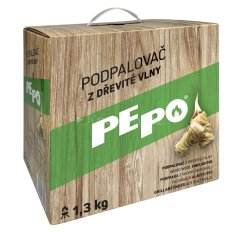 PE-PO podpaľovač z drevenej vlny – 150ks podpalov