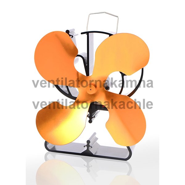 Ventilátor na krbová kamna 4 čepelový - Triangl Gold 624G