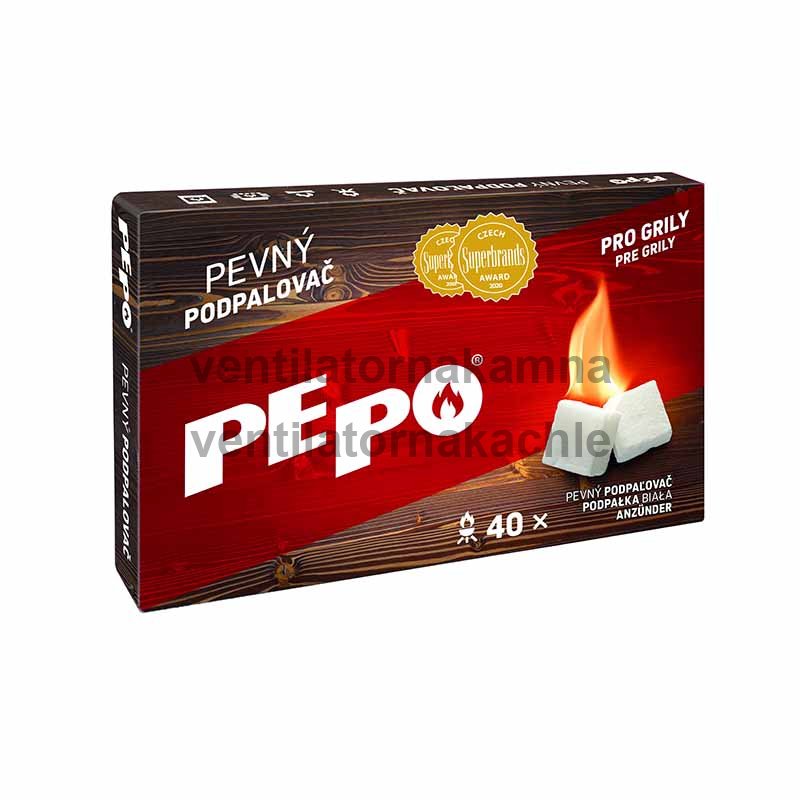 PE-PO pevný podpaľovač krabička - 40ks podpalov PE-PO pevný podpaľovač krabička - 40ks podpalov