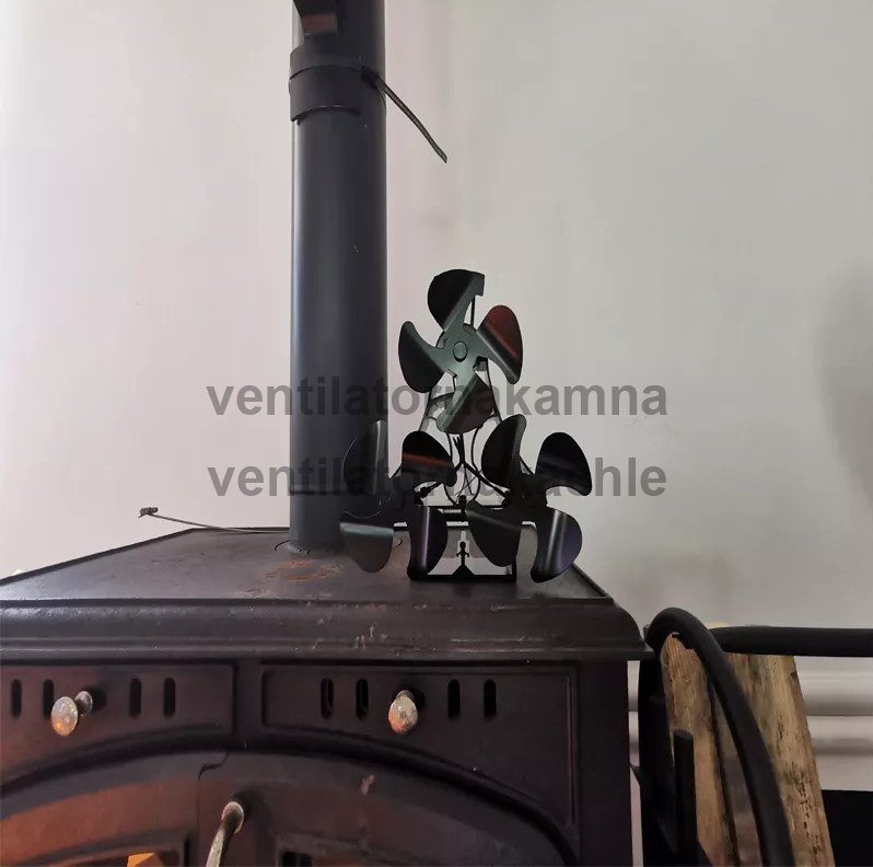 Ventilátor na krbové kachle Tower - Turbo Fan - 2