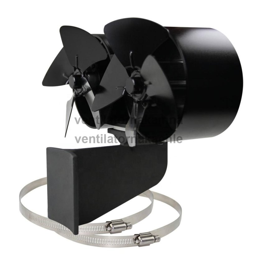 Ventilátor na kouřovod o průměru 150mm max do 160mm - 2 vrtule se 4 čepelemi Neat 874 - 2