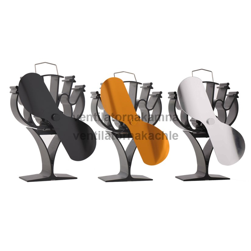 Ventilátor na krbová kamna 2 čepelový - Strom Nikel 652N - 1