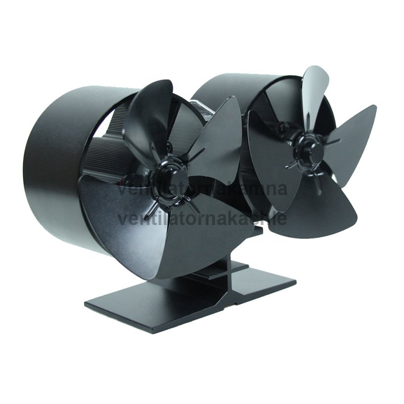 Ventilátor na krbové kachle 2 vrtule s 4 čepeľami Neat - 5