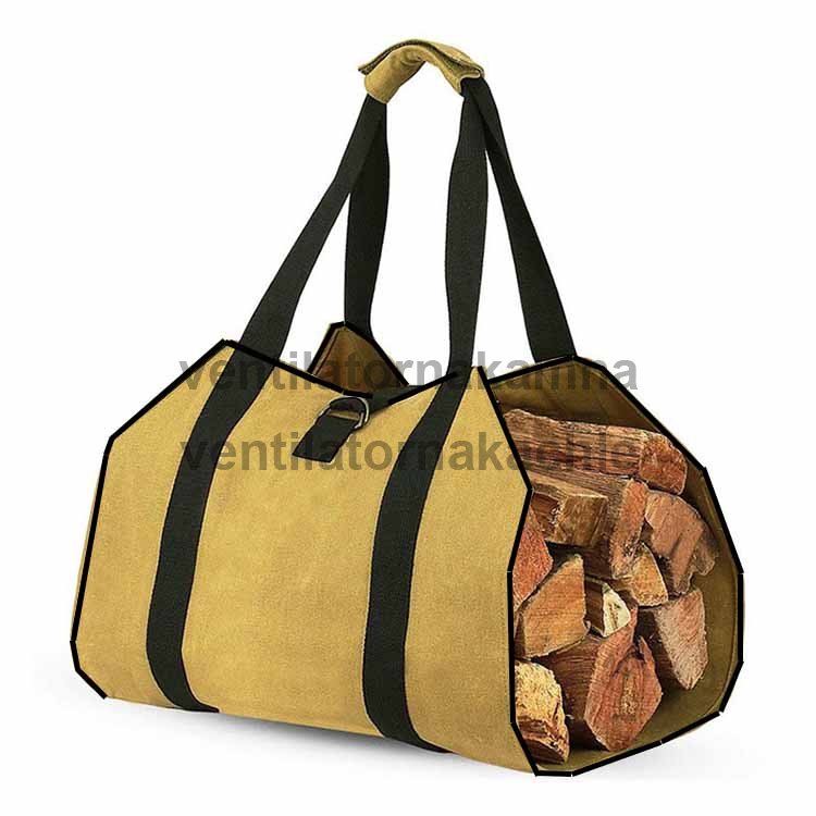 FIREWOOD Bag Taška na drevo svetlá T005
