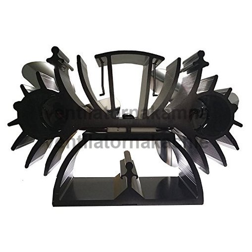 Ventilátor na krbové kachle 2 vrtule s 3 čepeľami 636B - 2