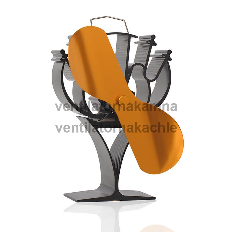 Ventilátor na krbové kachle 2 čepeľový - strom GOLD 652G