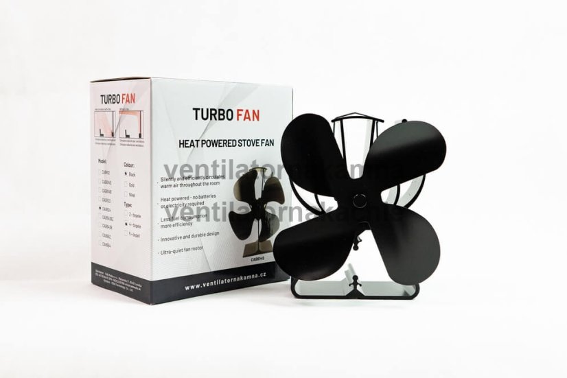 Ventilátor na krbové kachle 4 čepeľový - Triangel 624B - 6